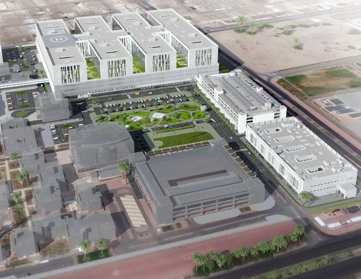 Ejemplo visual de edificio hospitalario