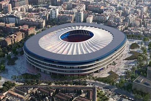 Ejemplo visual de instalación deportiva